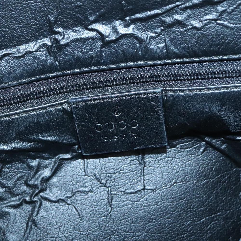 GUCCI GG Canvas Sherry Line Hand Bag Black Silver 002 1093 Auth ep10440 - Picture 9 of 16